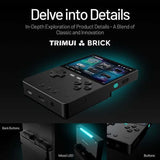 Trimui Brick Handheld Game Console with 256GB SD Card