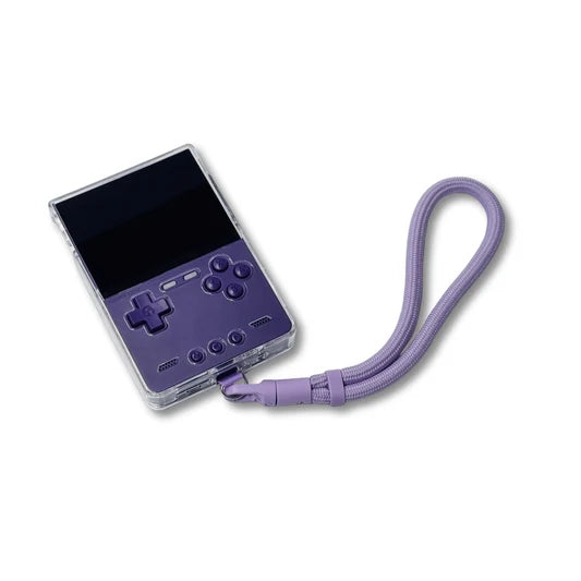 Retro handheld console Transparent Case + Lanyard Set
