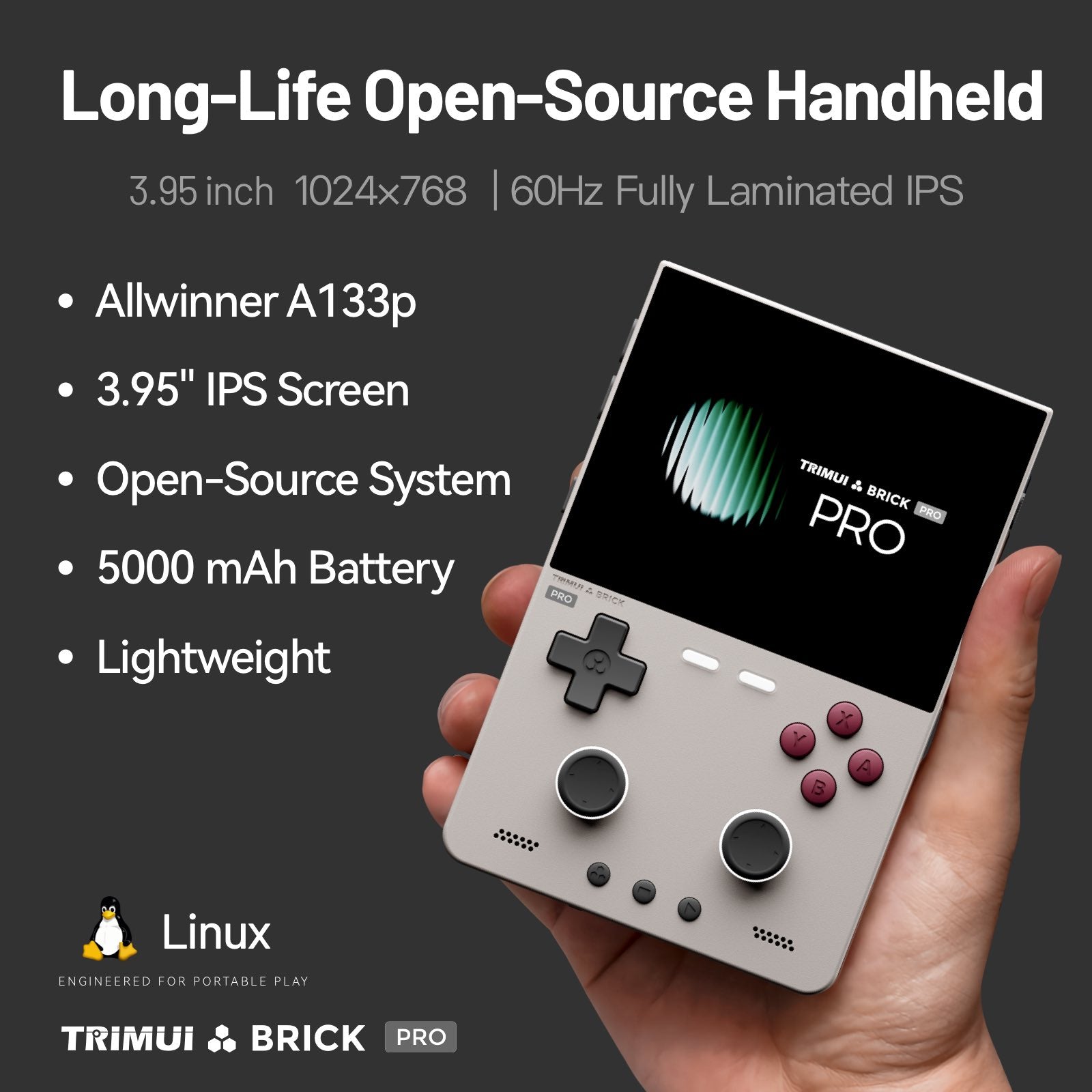 TRIMUI BRICK PRO with 64GB SD Card – Trimui Official
